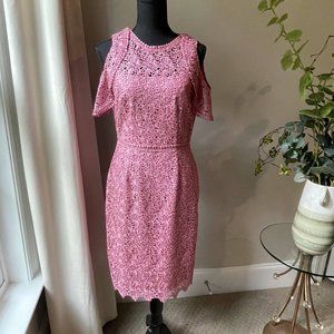 Antonio Melanie Sz 4, bodice pink lace dress